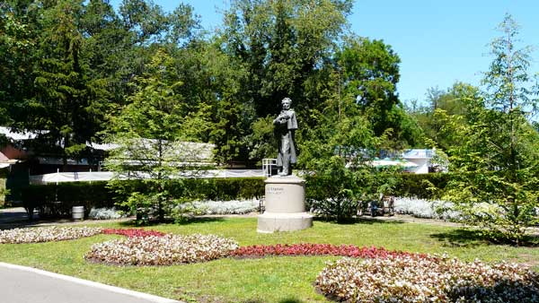 Памятник А. С. Пушкину в Морском парке Бургаса
